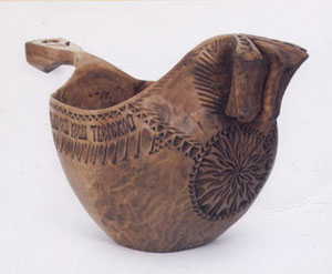 Traditional Tver horse-ladle